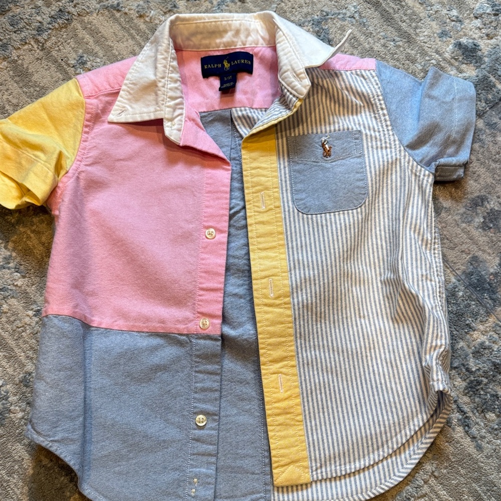 Ralph Lauren Kids Multicolor Button Down Shirt